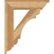 Ekena Millwork Olympic Traditional Rough Sawn Bracket, Western Red Cedar, 4"W x 20"D x 24"H BKT04X20X24OLY01RWR - alternate 3